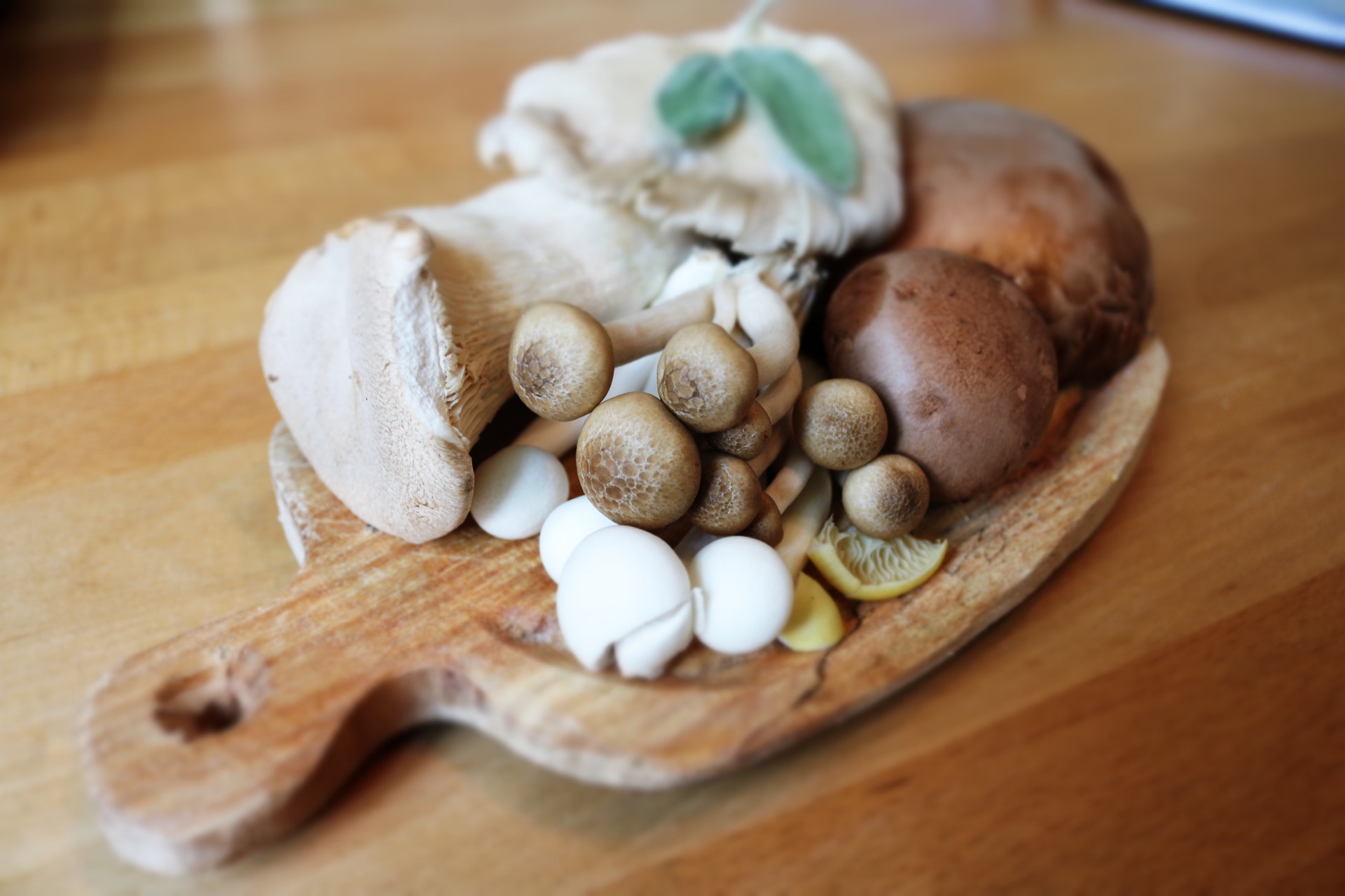 Unusual salad recipe with mushrooms